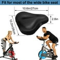 thumbnail image 2 of MSDADA Comfortable Gel Bicycle Saddle Cover (Unisex), 2 of 6