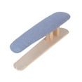 thumbnail image 3 of Mini tabla de planchar, taburete de planchar compacto con funda acolchada y base de madera para manualidades. Gris 57cmx13cmx16cm, 3 of 9