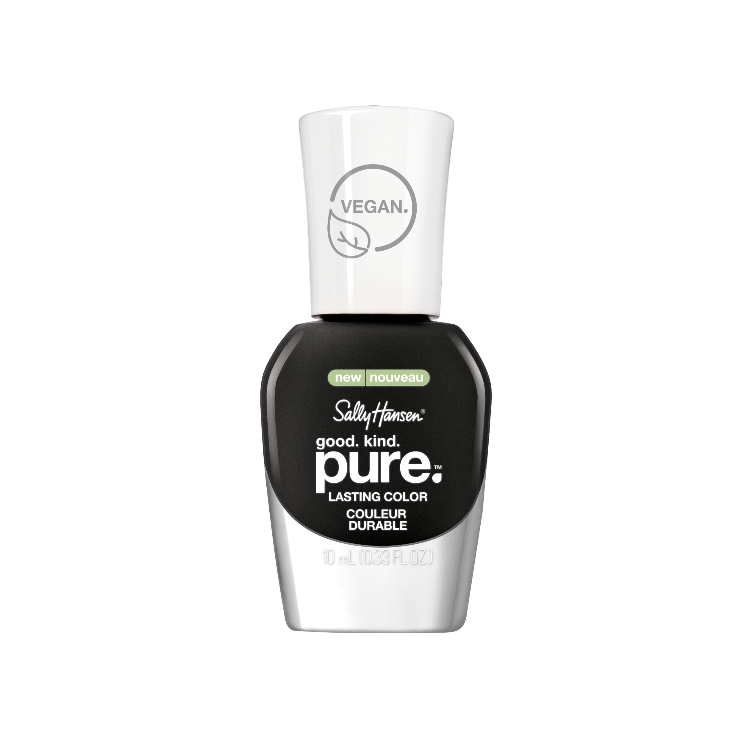 Sally Hansen Good. Kind. Pure Vegan Nail Polish, Top Coat, 0.33 fl oz,100% Vegan