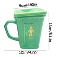 thumbnail image 2 of Taza de cerámica para inodoro en cuclillas | Divertida taza de regalo de broma para café o té | Diseño realista de mordaza de inodoro | Apto para lavavajillas | Novedad de oficina o regalo de, 2 of 3
