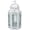 White, variant on 10.5" Medium Moroccan Lantern Candle Holder – White with Green Glass, Metal Decorative Lamp for Indoor/Outdoor Patio or Porch Use, Home Decor, Ramadan, Weddings