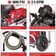 thumbnail image 2 of Hidrolavadora a gasolina Simpson Cleaning de 3600 PSI, 2.5 GPM para uso comercial, motor Honda GX200, manguera MorFlex de 35 pies, serie de aluminio, para 49 estados (ALH3425), 2 of 5
