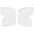 thumbnail image 2 of 36"OD x 1"ID x 12 1/2"C x 1"P Titus Architectural Grade PVC Contemporary Ceiling Medallion, Two Piece, 2 of 11