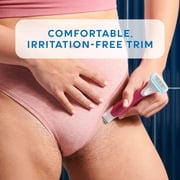Schick Hydro Silk TrimStyle Razor with Bikini Trimmer for Women – 1 Handle, 1 Refill & 1 Battery