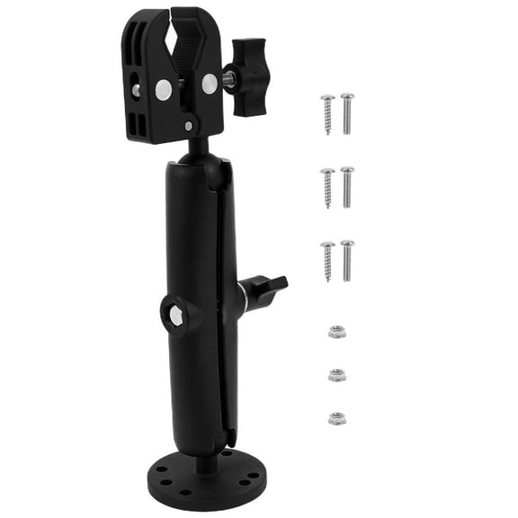 Trolling Motor Stabilizer Mount Support 360° Adjustable Tough Claw Boat Trolling Motor Shaft Fits to 0.6" to 2" Diameter Bar Seawater Resistant