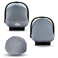 thumbnail image 1 of Summer Cozy Cover Sun & Bug Cover (Glacier Gray) - The Industry Leading Infant Carrier Cover Trusted by Over 2 Million Moms Worldwide for Protecting Your Baby from Mosquitos, Insects & The Sun, 1 of 5