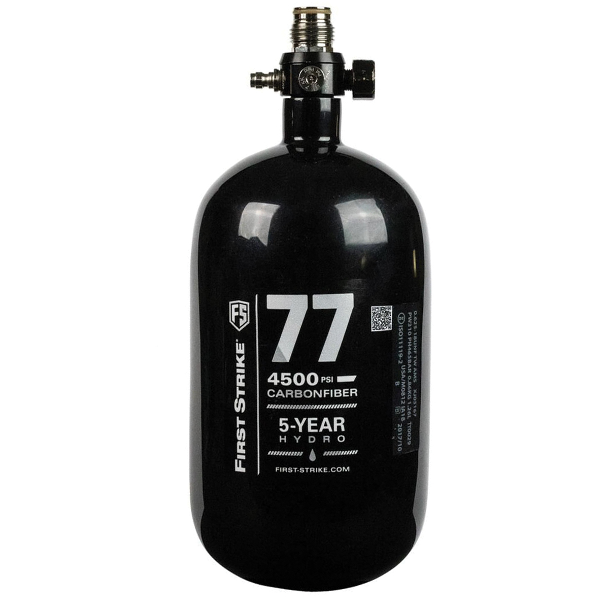 First Strike Hero 2.0 Carbon Fiber HPA Tank 77/4500 Black