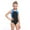 Blue, variant on Gyratedream Girls One Piece Swimsuit Kids Halter Bathing Suits Summer Professional Training Swimwear 2-10Years