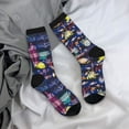 thumbnail image 5 of Pofeuu Sea Inhabitans and Herb Print Crew Socks, Adult Running Hiking Socks for Youth and Adult, 5 of 6