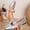 Silver, variant on Women's Solid Full Cover Low Cut Flats, Slip On Lazy Soft Sole All-Match Casual Flat Shoes Black 36