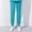 Blue, variant on Samickarr Scrubs Pants For Women Workwear Cargo Pant Solid Color Four Seasons Loose Bunched Feet Work Pants Nurse Pants Nursing Uniform Trousers