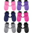 thumbnail image 2 of TELOLY 2 Pair Winter Gloves,Windproof Gloves Gloves for Women Cold Weather,Soft Lining Cold Resistance Winter Work Gloves,Coffee, 2 of 2