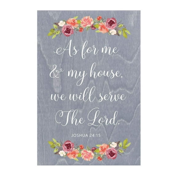 As for me and my house Large Custom Family Print 24"X36"