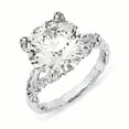 thumbnail image 1 of Cheryl M Sterling Silver Fancy CZ Ring Size 8, 1 of 3