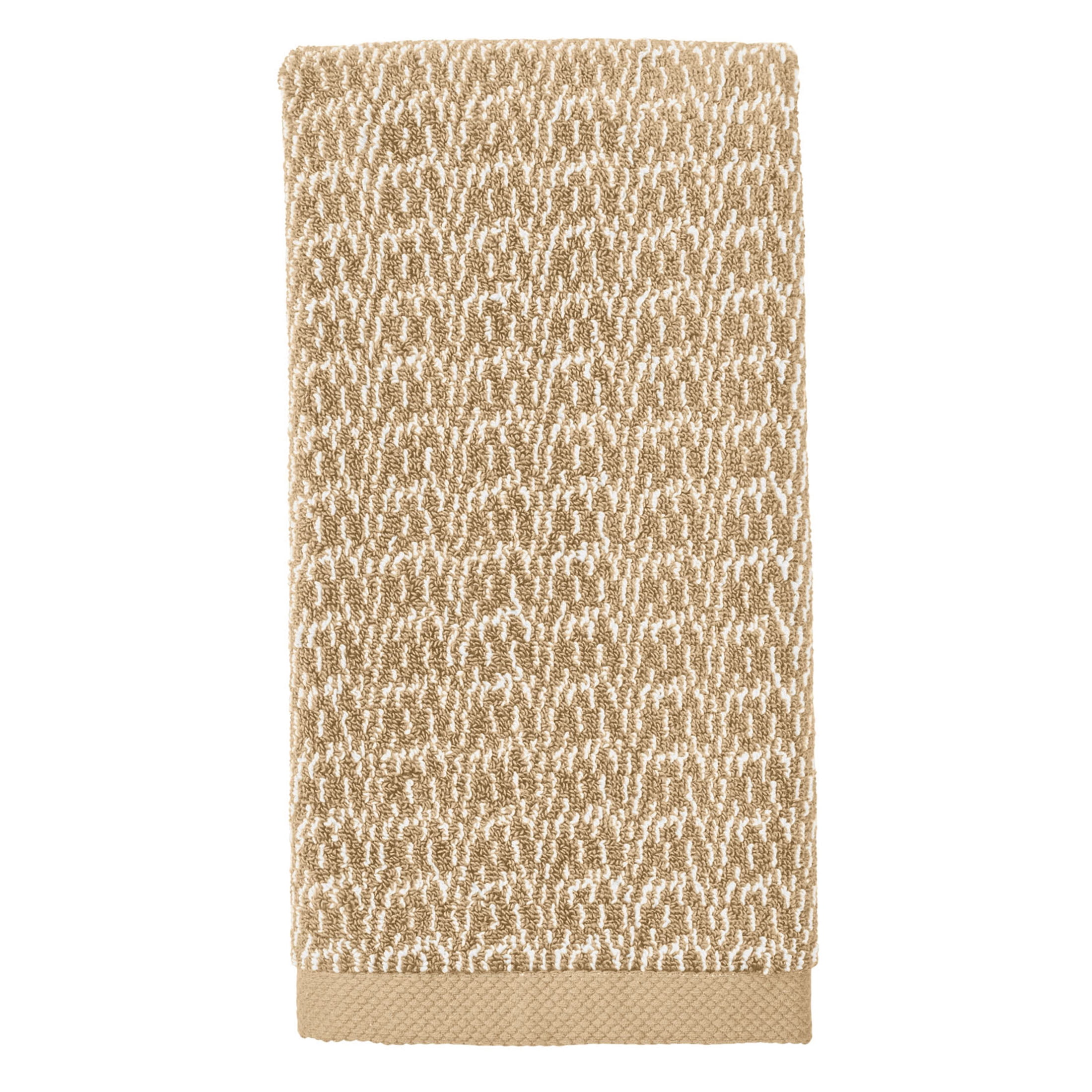Better Homes & Gardens Signature Soft Cotton Melange 6-Piece Bath Towel Set, Almond Biscuit