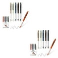 thumbnail image 1 of Youkk 6pcs/set Smooth Writing Retractable Gel Pens Pocket Sized And Convenient Suitable For All Occasions 2Set, 1 of 6
