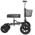 thumbnail image 4 of AllCure  All Terrain Foldable Medical Knee Walker Scooter Roller, Black, 4 of 8