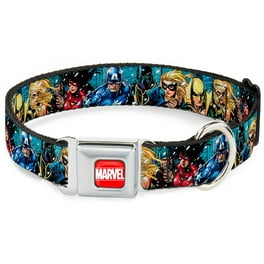 Marvel Comics Pet Collar Dog Collar Metal Seatbelt Buckle Thanos Comic Scene Blocks 15 to 24 Inches 1.0 Inch Wide Walmart
