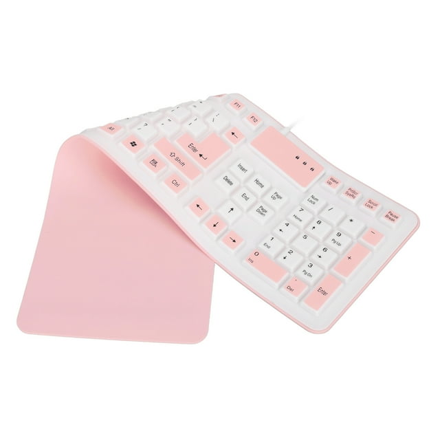 Silicone Keyboard Foldable Keyboard Silicone Foldable Silicone Keyboard 106 Keys Waterproof Dustproof Foldable Usb Wired Silent Silicone Keyboard For Pc Laptop Game