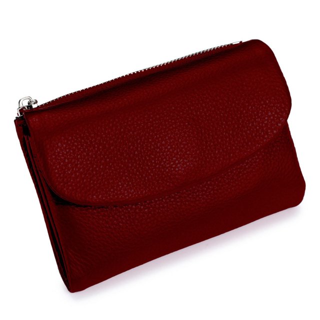 Stylish Purse Leather Wallet RFID Blocking Women's Slim Design Small Capacity Wallet for Daily Commute and Versatile Use
