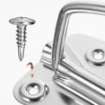 thumbnail image 3 of 2pcs Stainless Steel Pull Handles Heavy Duty Sturdy Chest Handles for Toolbox Door, 3 of 6