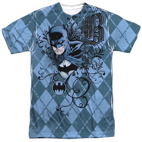 Wicked Tees Mens BATMAN Short Sleeve BATGYLE T-Shirt Tee