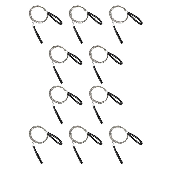 Wosthever Motosierra de cuerda, mano de obra ligera, accesorio de supervivencia, herramienta de corte, accesorios de supervivencia, motosierras Tipo 1 10piezas