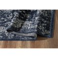 thumbnail image 5 of Troy Vintage Distressed Navy White Bold Rug Grey 4' x 6' Latex Free Oriental 4' x 6' Entryway, 5 of 5