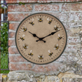 thumbnail image 4 of 12 Inch Round Garden Clock IP44 Waterproof Wall Hanging Clock Decorative Bee Outdoor Clock Kitchen Clock, 4 of 6