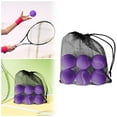 thumbnail image 2 of 6 Pack Tennis Balls for Training and Practice High Elasticity Tennis Balls for Beginners and Dogs with Mesh Carry Bag Perfect for Pet Dog Fetch Training and Beginner Tennis Lessons, 2 of 5