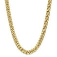 thumbnail image 4 of 14K Yellow Gold 11mm Semi-Solid Miami Cuban Chain Necklace Size 28, 4 of 4