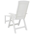 thumbnail image 3 of vidaXL Sun Lounger White Plastic, 3 of 5