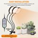 thumbnail image 4 of Luz De Crecimiento De Plantas Led Luz De Relleno De Plantas A Prueba De Agua Luz De Cultivo De Plantas De Espectro Completo Con Base De Clip De Control De Botón Para Patio De Jardín De Plantas Scienceny HA027588-02, 4 of 7
