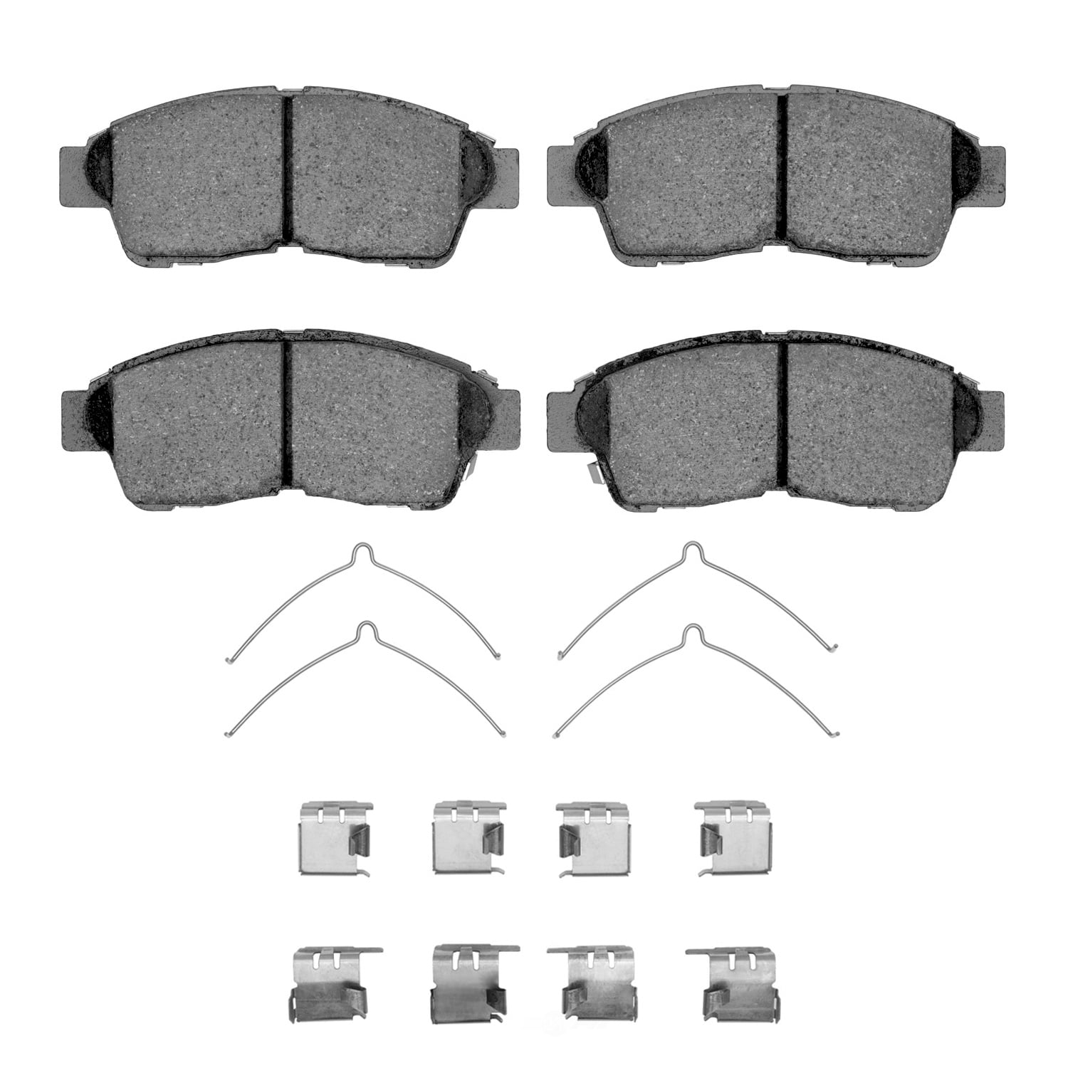 Dynamic Friction Company 1551-0562-01 DFC 5000 Advanced Brake Pads - Ceramic and Hardware Kit - OE