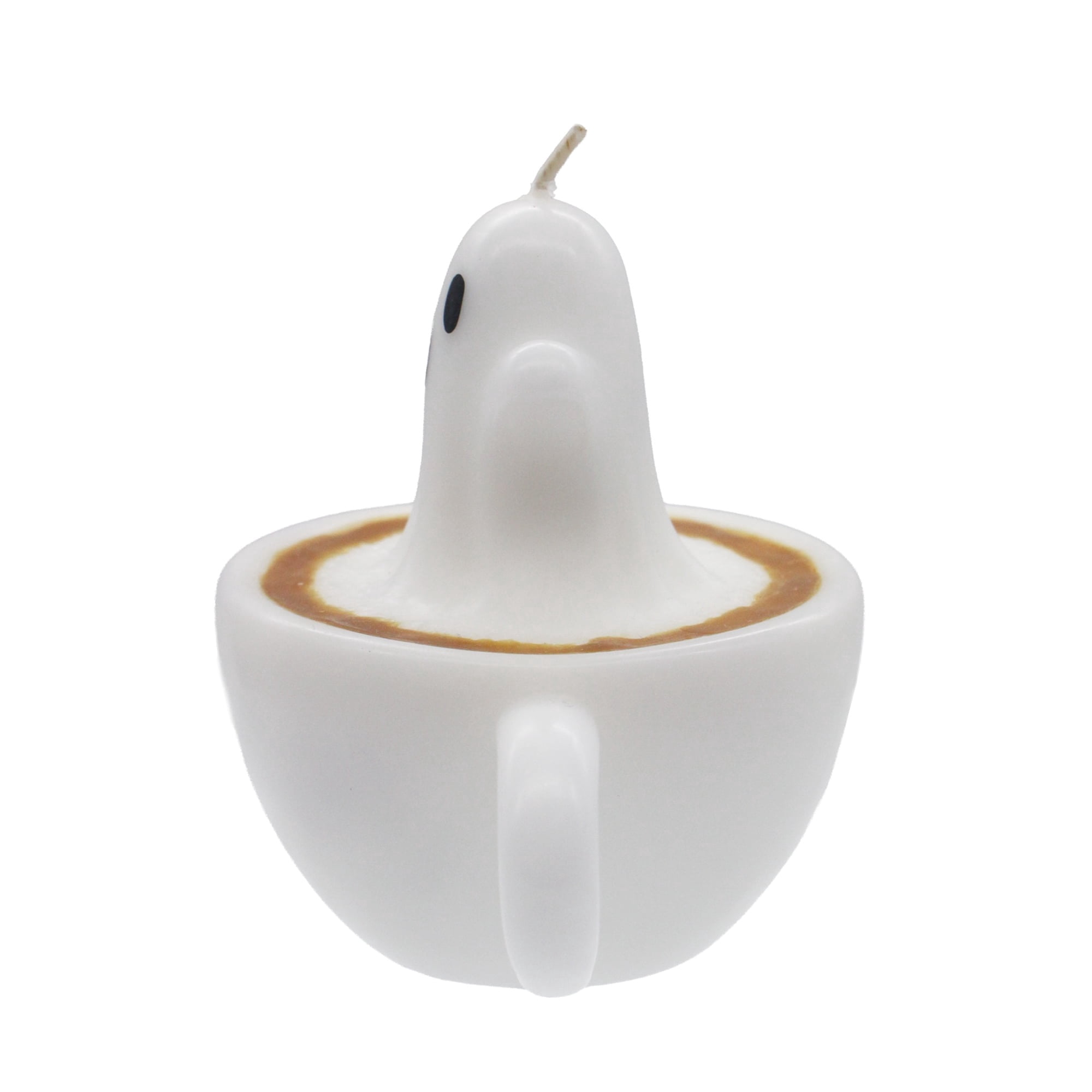 Ghost in Coffee Cup Candle, White, Halloween by Way To Celebrate