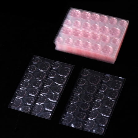 il Glue Stickers 384Pcs 16 Sheets Super Sticky il Tabs Glue, Double Sided Adhesive Tabs (Germany Jelly Gel) Flexible