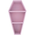 thumbnail image 4 of Manny’s Mysterious Oddities Pink Coffin Floating Shelves Spooky Gothic Home Decor Set of 1, 4 of 6