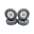thumbnail image 1 of ZheElen Plastic Wear-resistant Wheel Rims Tyre For 1/10 WPL D12 OFF-Road RC Upgrade Part Titanium, 1 of 6