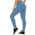 thumbnail image 2 of Wancir Soft Leggings for Women - High Waisted Tummy Control No See Through Workout Yoga Pants, 2 of 3