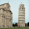 thumbnail image 2 of Blaustein, Alan 15x15 Black Ornate Wood Framed with Double Matting Museum Art Print Titled - Pisa Tower - 1, 2 of 4