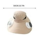 thumbnail image 2 of Sombrero con ventilador dual alimentado por energía solar y USB Beige, 2 of 6