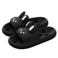 thumbnail image 5 of ibiyuan Home Slippers Women Jelly Slides for Women Non Open Toe Dressy Sandals Breathable Shower Shoes Women for Beach, Pool, Dorm, Bathroom, Spa, Gym and Travel, 5 of 5