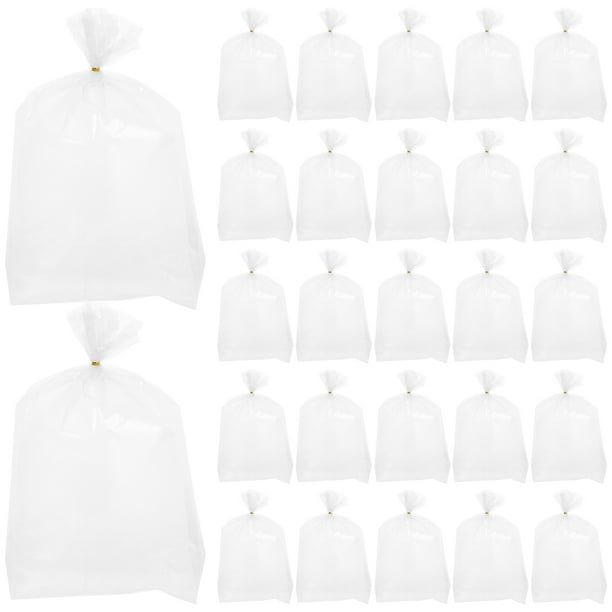 60 bolsas transparentes para panadería, para pan de masa madre, para envolver tostadas y para almacenar alimentos con bridas para pan y bollería casera