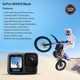 thumbnail image 5 of GoPro Hero 13 Action Camera Bundle, 27MP Waterproof Camera with 128GB Memory Card & Dual Enduro Batteries, Black, 5 of 5