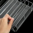 thumbnail image 4 of OULII 2Pcs Portable Transparent Cash Box with Multi Grid Compartment Money Tray for Business Use, 4 of 8