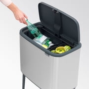 Brabantia Bo Touch Bin, 3+6 Gallon (11+23 Liter)