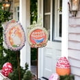 thumbnail image 2 of Round Top Collection Gallery Sugar Egg Stakes - Two Garden Stakes 24.75 Inch, Metal - Spring Blessings E22073, 2 of 4