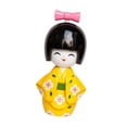 thumbnail image 4 of Figura de muñeca japonesa de dibujos animados en miniatura, pequeña escultura, figura de escritorio, geisha Amarillo A, 4 of 9