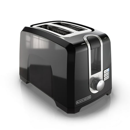 BLACK+DECKER 2-Slice Extra Wide Slot Toaster, Black,