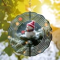 thumbnail image 3 of Metal Hanging Wind Spinners with Festive Snowman Design - Colorful Scarf & Hat Perfect for Yard and Garden Decor Winter Charm, 3 of 6